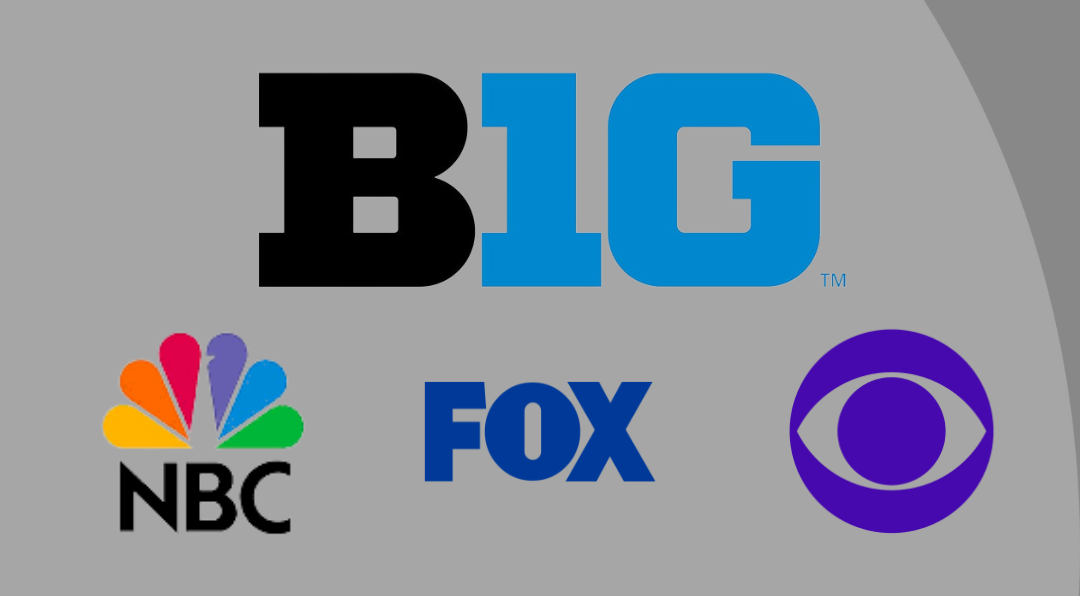 The Big Ten agrees to a deal with NBC, Fox, and CBS