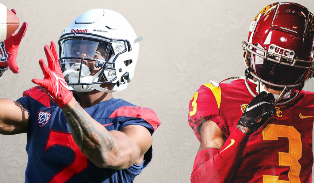 Jordan Addison suits up for USC Trojans football