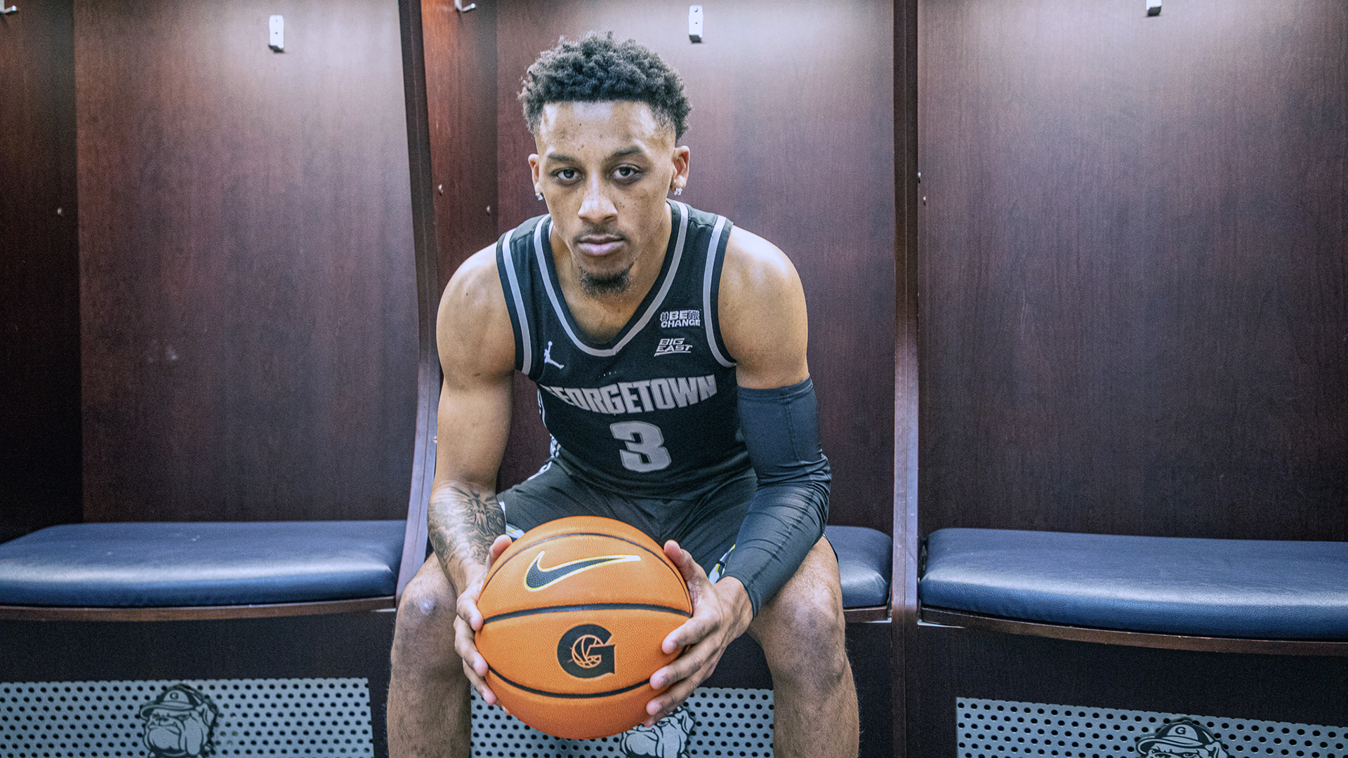 Georgetown guard Primo Spears gets ready for the season after entering the transfer portal.
