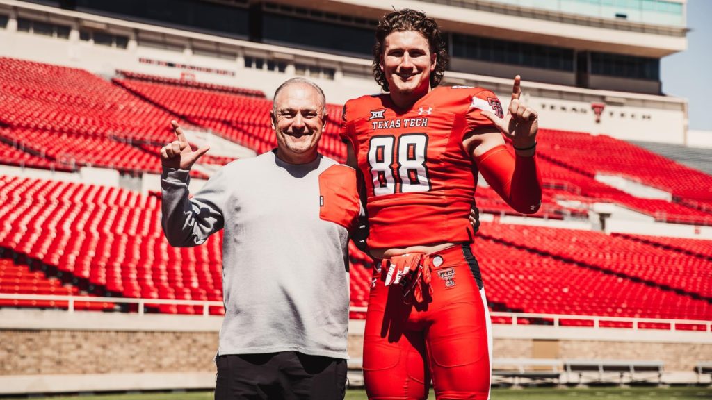 Baylor Cupp Texas Tech Red Raiders Football.