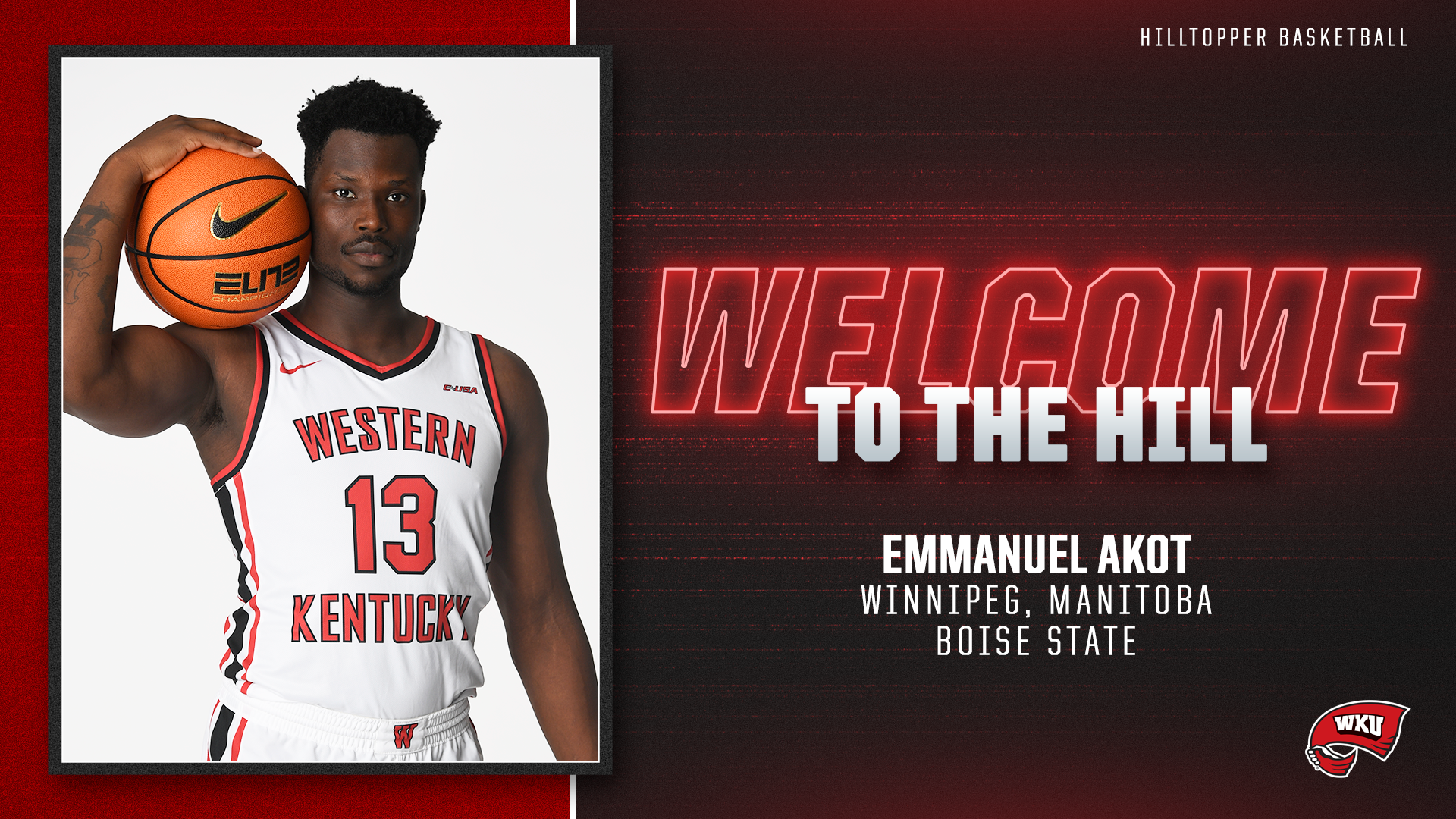 Emmanuel Akot Western Kentucky basketball 2022-23