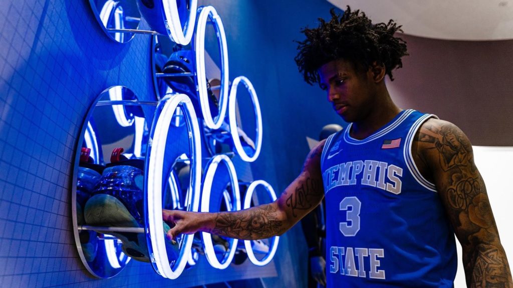 Memphis basketball star Kendric Davis