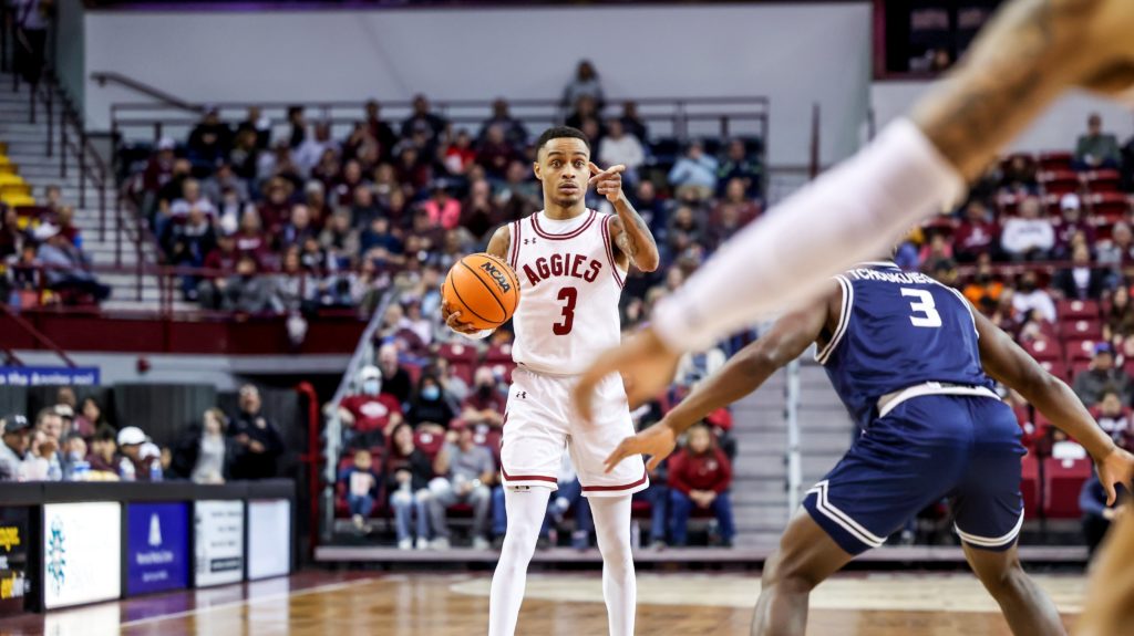 New Mexico State guard Xavier Pinson is shining this season after playing for Mizzou and LSU previously.
