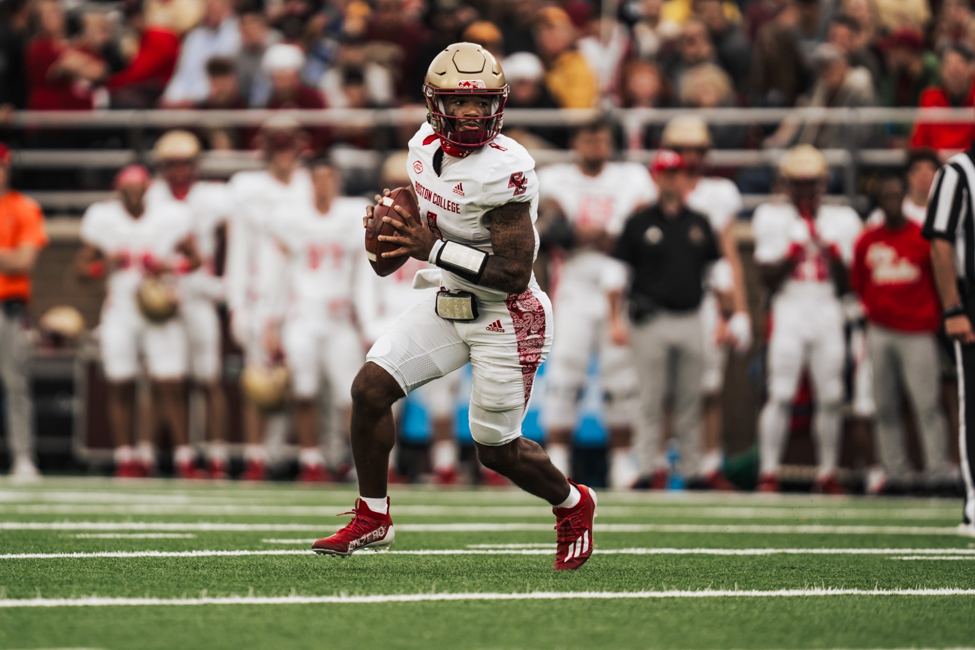 Boston College QB Thomas Castellanos has been the top transfer portal addition of the year in college football.