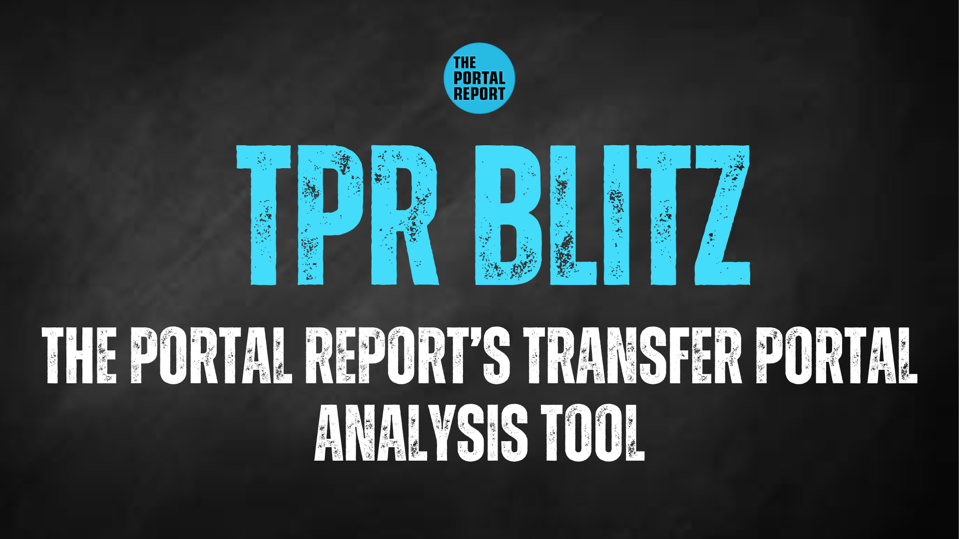 THE PORTAL REPORT - BLITZ is a transfer portal analysis tool used by college football fans, media members, coaches, and players to sift through transfers of the past three years in college football.